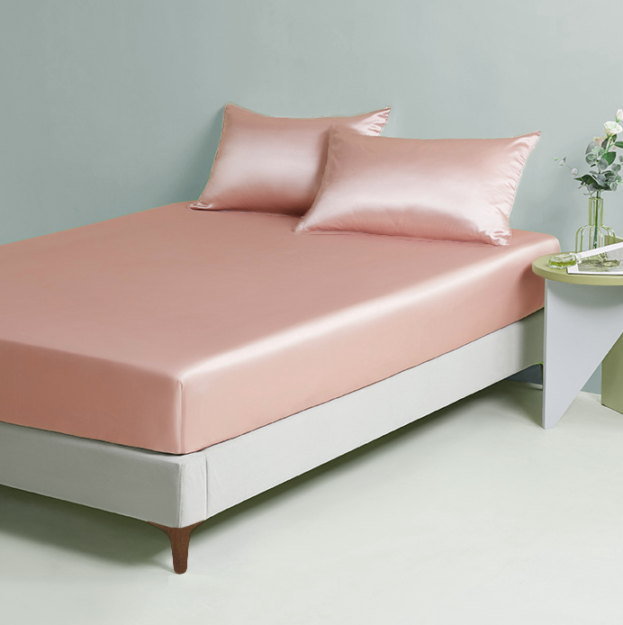 Silk Sheet Set Pearl Pink Muraki