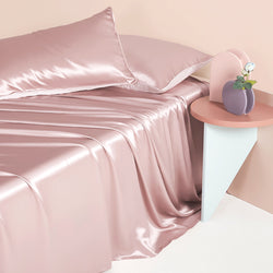 Silk Sheet Set, Pearl Pink