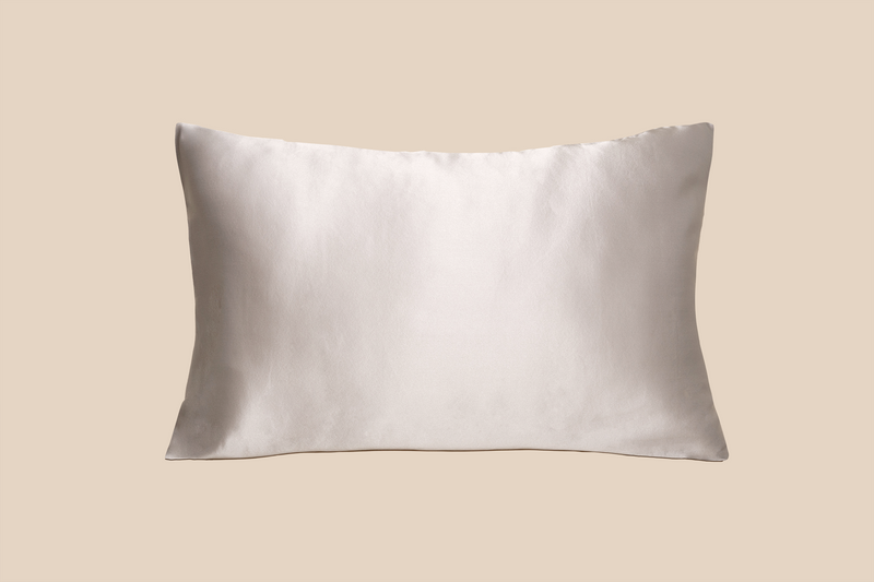 Fog Grey Queen Silk Pillowcase