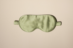 Sage Green Silk Eye Mask