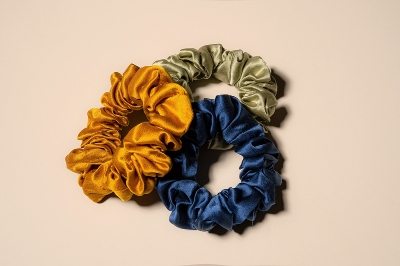 Large Scrunchie Set, Rich Earth