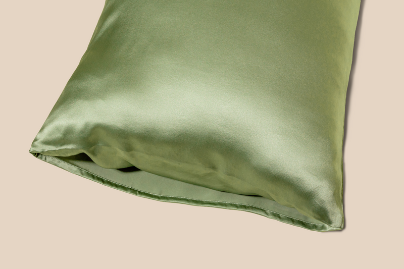 Sage Green Queen Silk Pillowcase