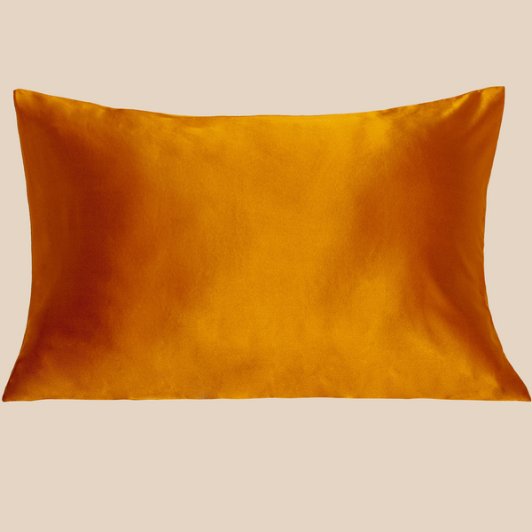 Burnt Orange Queen Silk Pillowcase Muraki