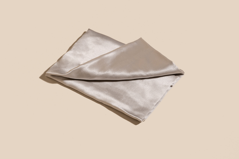 Fog Grey Queen Silk Pillowcase